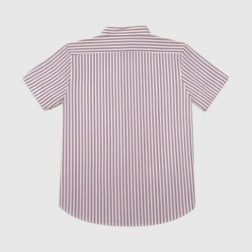 Polo Ralph Lauren Ανδρικό Πουκάμισο Ριγέ Μωβ / Λευκό / Pre-Owned